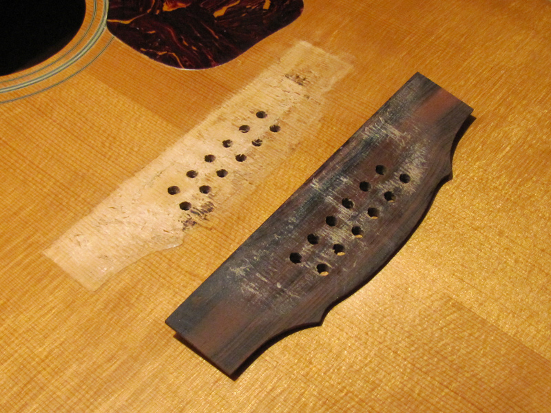Guild 12-String Acoustic Bridge Re-glue | South Austin Guitar Repair